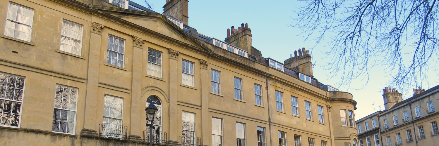 Bath stone period town house.