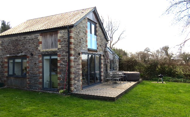 modern barn conversion property